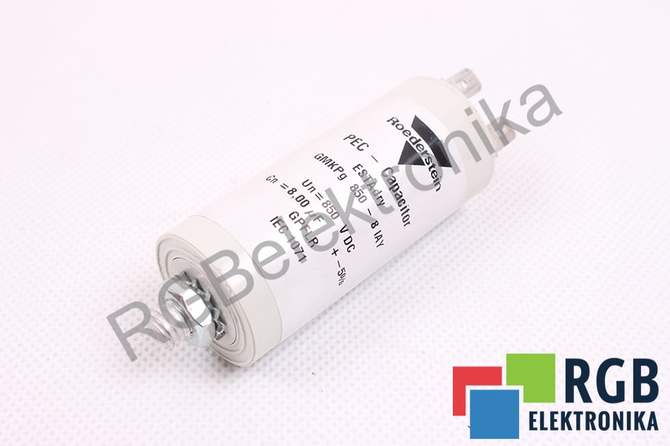 GMKPG850-8IAY 8UF 850VDC KONDENSATOR ROEDERSTEIN