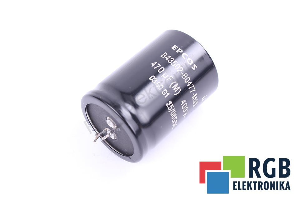 KONDENSATOR B43502-B0477-M90 470UF 400V EPCOS