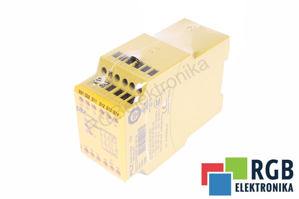 PILZ PNOZ X3 24VAC 24VDC 3N/O 1N/C 1SO 774310 SICHERHEITSRELAIS 