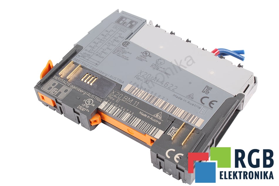 B&R AUTOMATION X20AI4622 X20BM11 X20TB12 MODUŁ ROZSZERZEŃ 