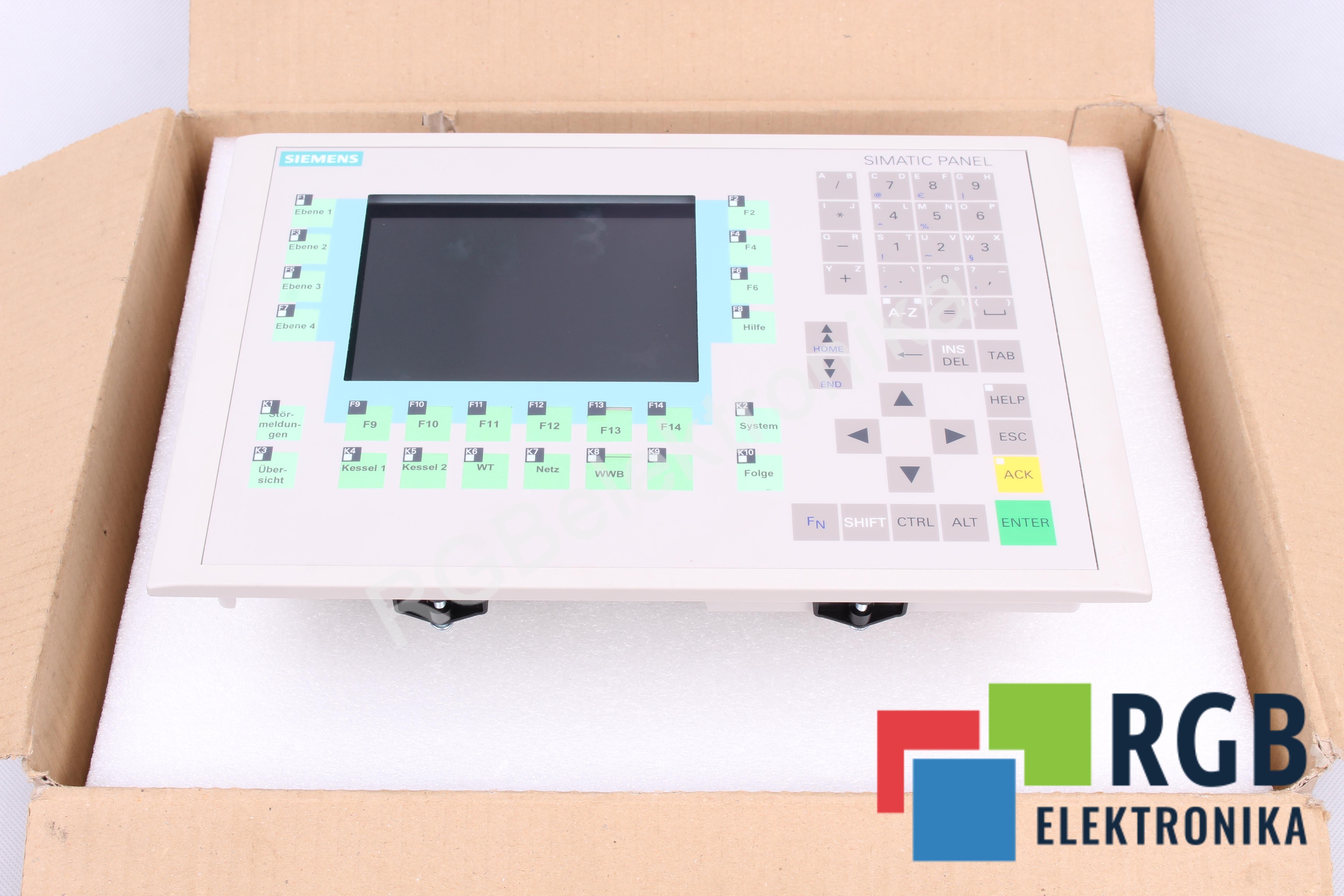 SIEMENS 6AV6542-0CA10-0AX0 OP270 KEY-6 CSTN OPERATOR PANEL 