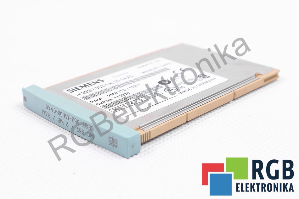 6ES7952-1AL00-0AA0 MC952/2MB/RAM MEMORY CARD SIMATIC S7 SIEMENS