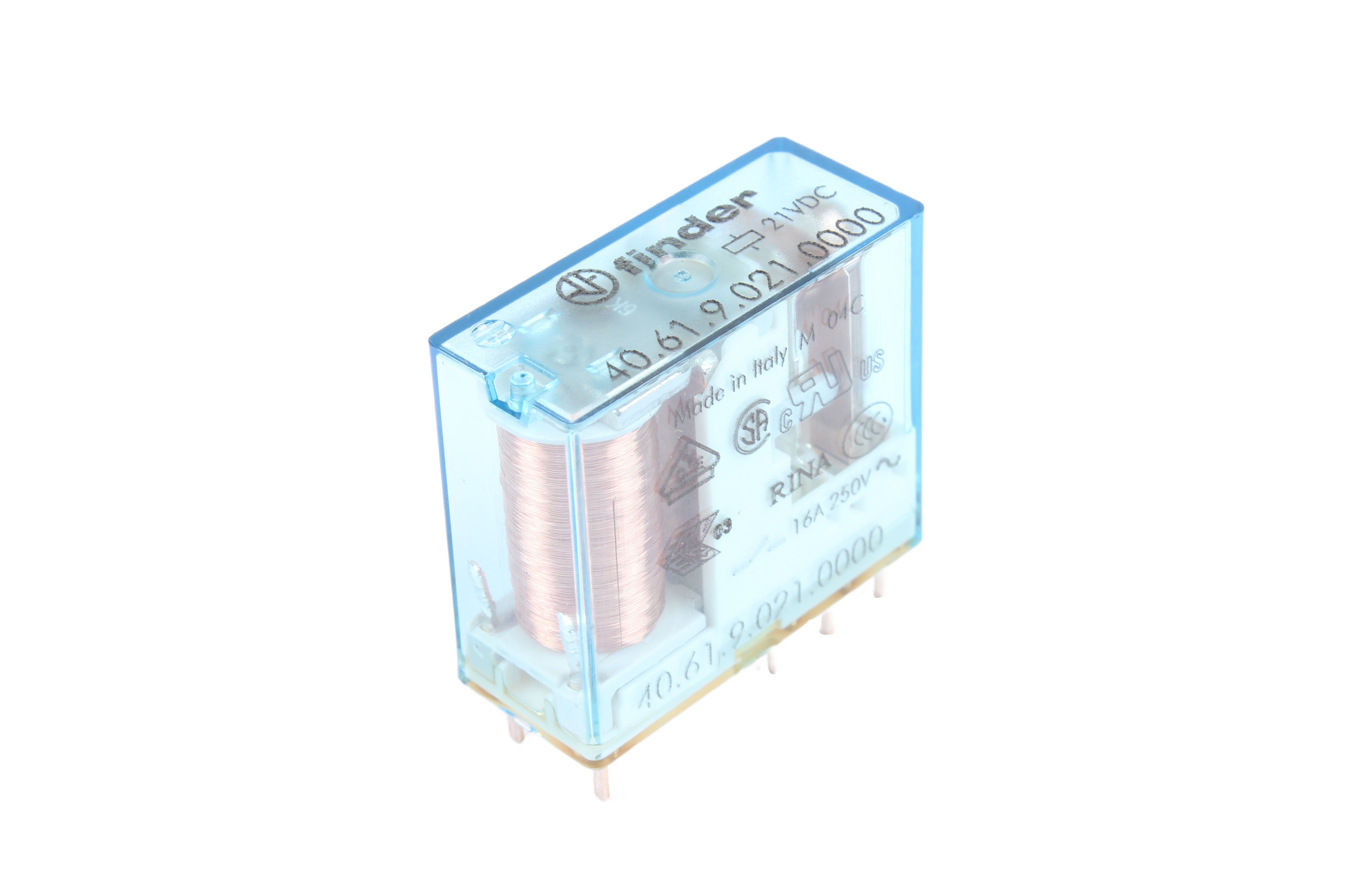 FINDER 40.61.9.021.0000 21VDC RELAIS 250V 16A 