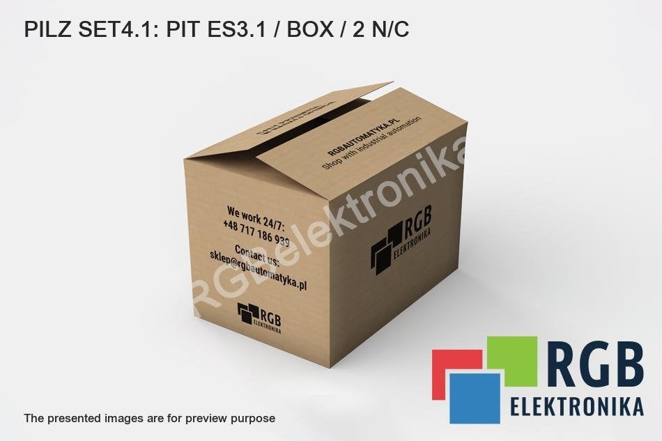 PILZ SET4.1: PIT ES3.1 / BOX / 2 N/C COMPONENTI PER PANNELLI OPERATORE 