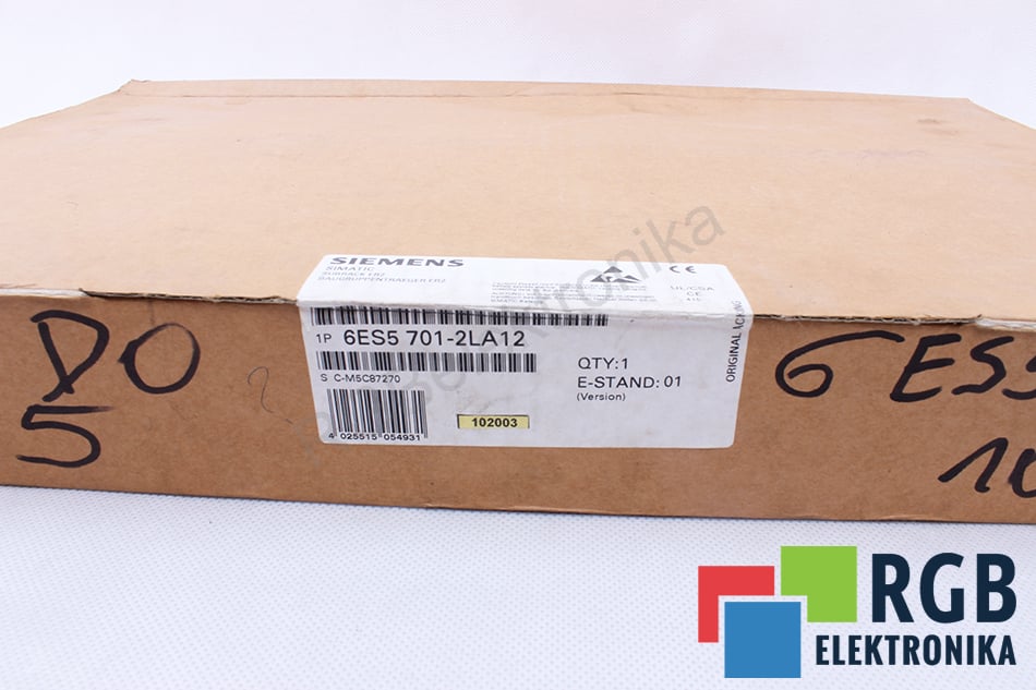NOWY 6ES5 701-2LA12 SIMATIC S5 SUBRACK ER2 SIEMENS