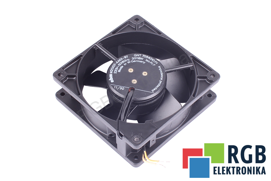 EBM PAPST W2S107-AA01-97 120X120X38MM 220V WENTYLATOR OSIOWY 220V 