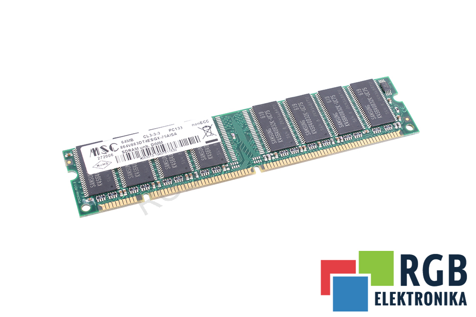 MSC TUTTLINGEN 864V863DT4ESGX-75AISA CL3-3-3 64MB SDRAM 