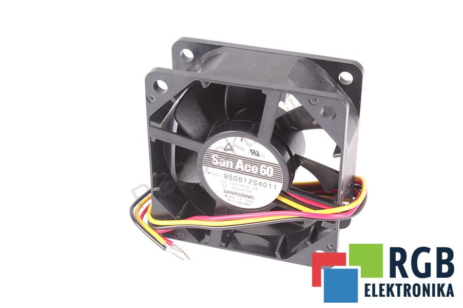 SANYO DENKI 9S0612S4011 12VDC 60X60X25MM VENTILATORE ASSIALE 12V 0.2A 60 MM 25 MM 60 MM 