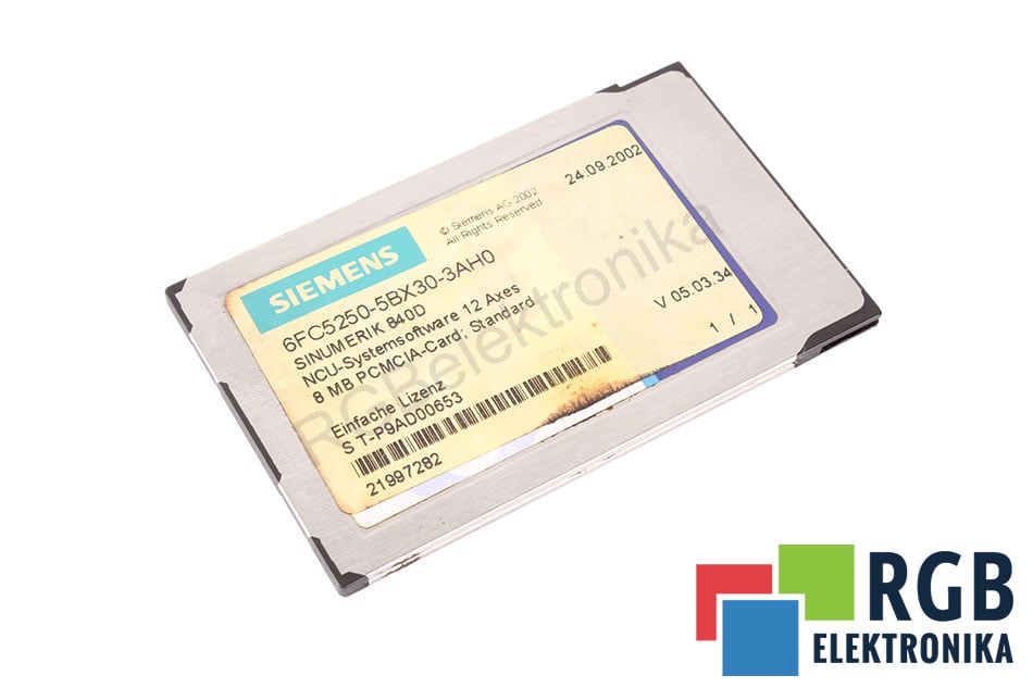 SIEMENS 6FC5250-5BX30-3AH0 