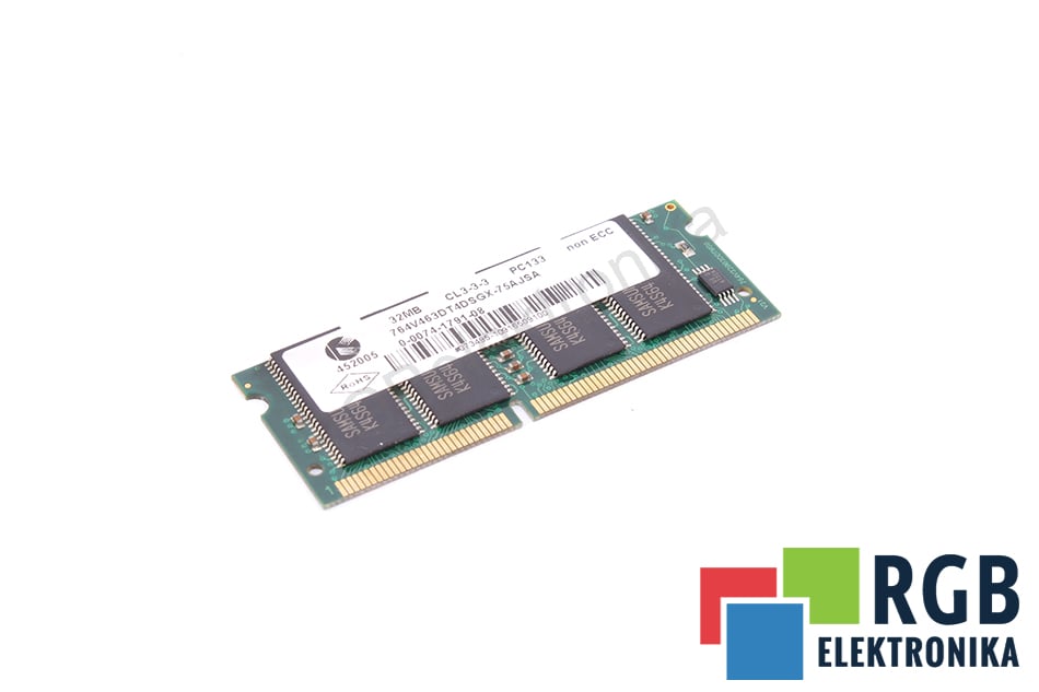 PAMIĘĆ SDRAM 32MB 764V463DT4DSGX-75AJSA CL3-3-3 PC133