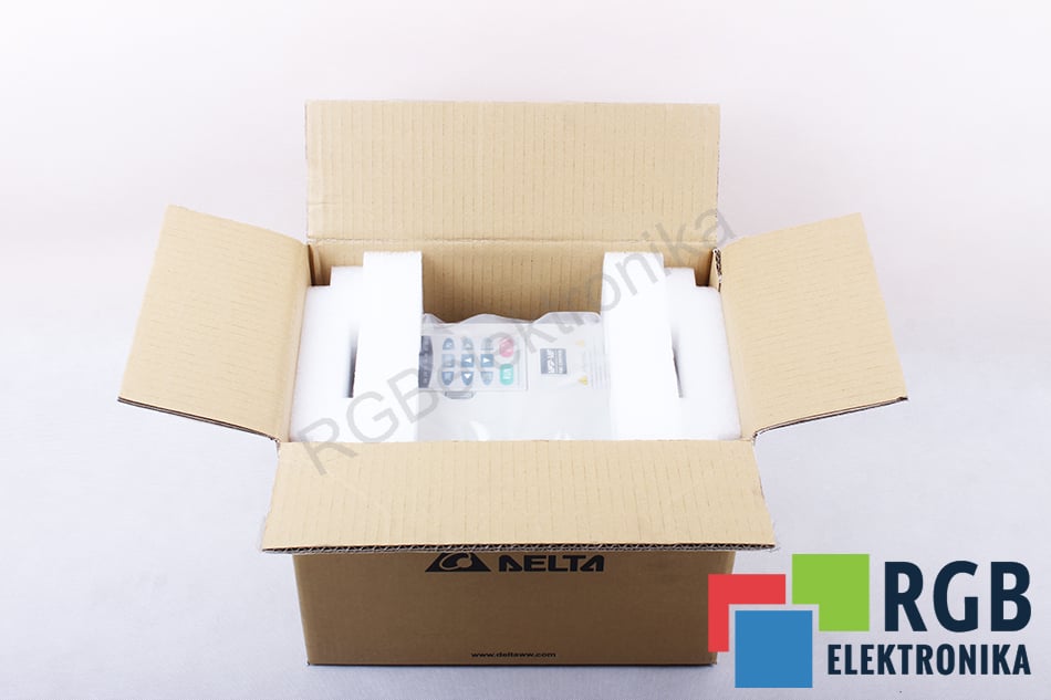 NOWY VFD037V23A-2 INPUT 3PH 200-240V 50/60HZ 21.2A OUTPUT 3PH 0-240V 17A 6.5KVA 0-600HZ VFD-VE FOC CONTROL DELTA
