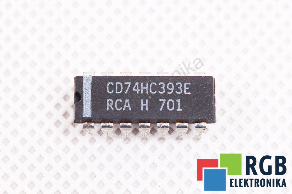 CD74HC393E HIGH SPEED CMOS LOGIC DUAL 4-STAGE BINARY COUNTER 