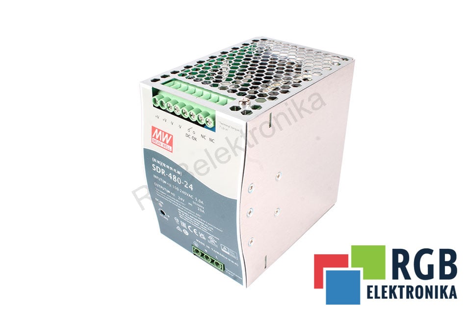 SDR-480-24 MEAN WELL ZASILACZ DIN AC/DC 480W