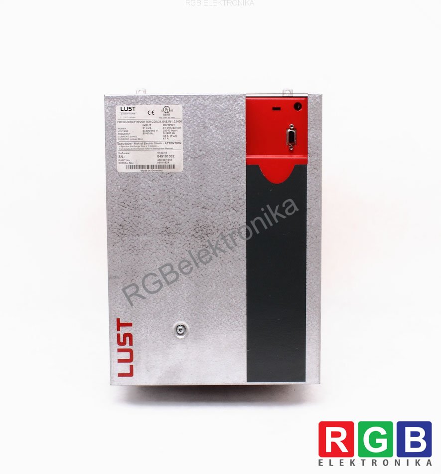 LUST CDA34.045,W1.3,H06 31KVA 45A 3 -F 1600 HZ 400/460V 