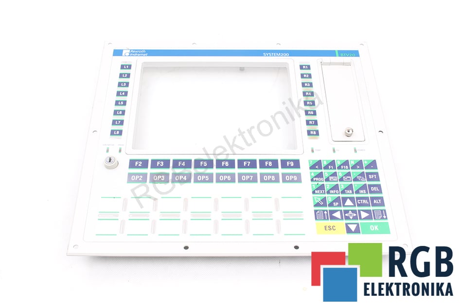 INDRAMAT BGRBTV20.3 FRONTPLATTE STANDARD R911285988