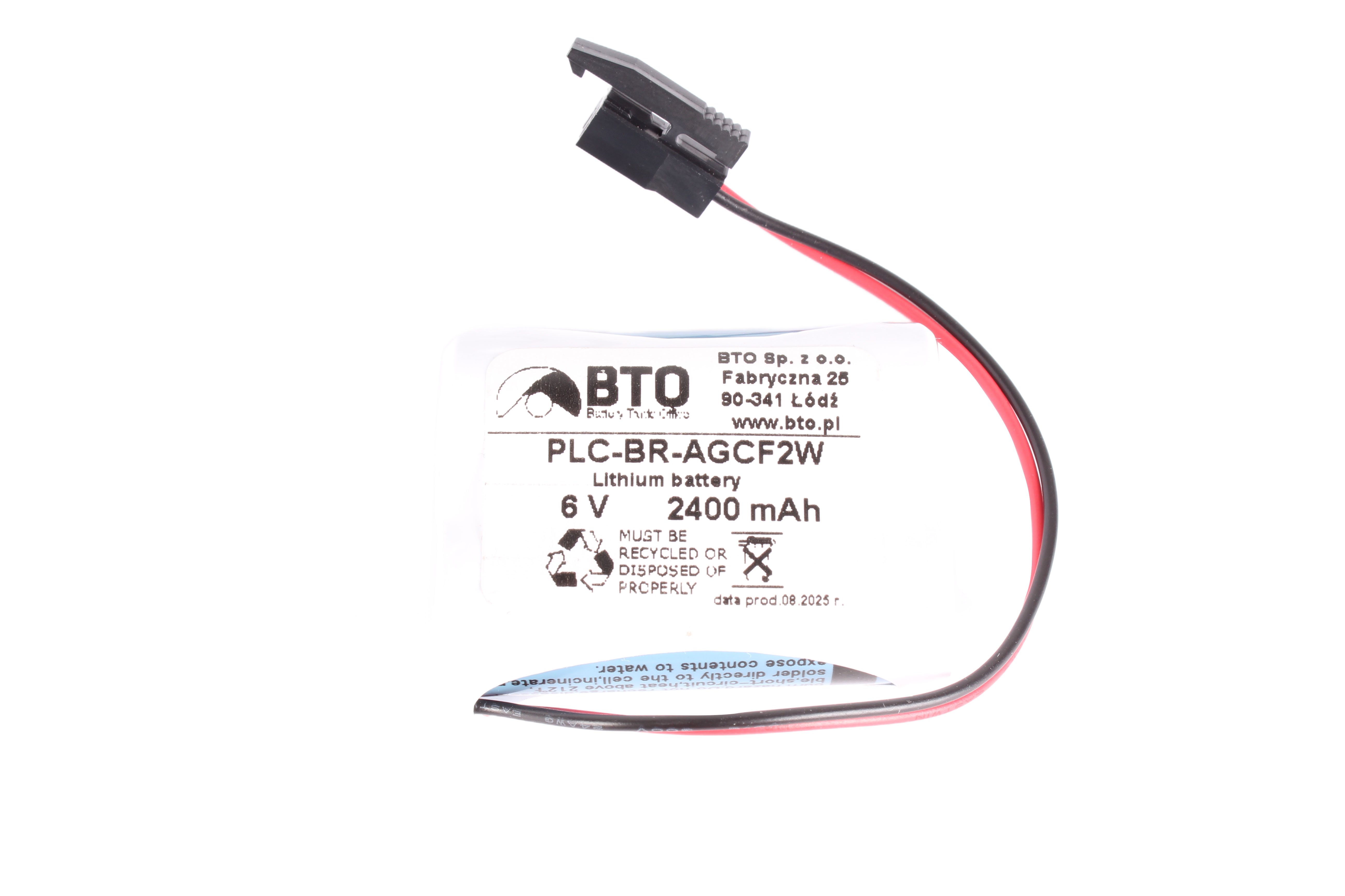 BATERIA DO BR-AGCF2W 6.0V PLC-BR-AGCF2W 6V 2400 MAH ZAMIENNIK