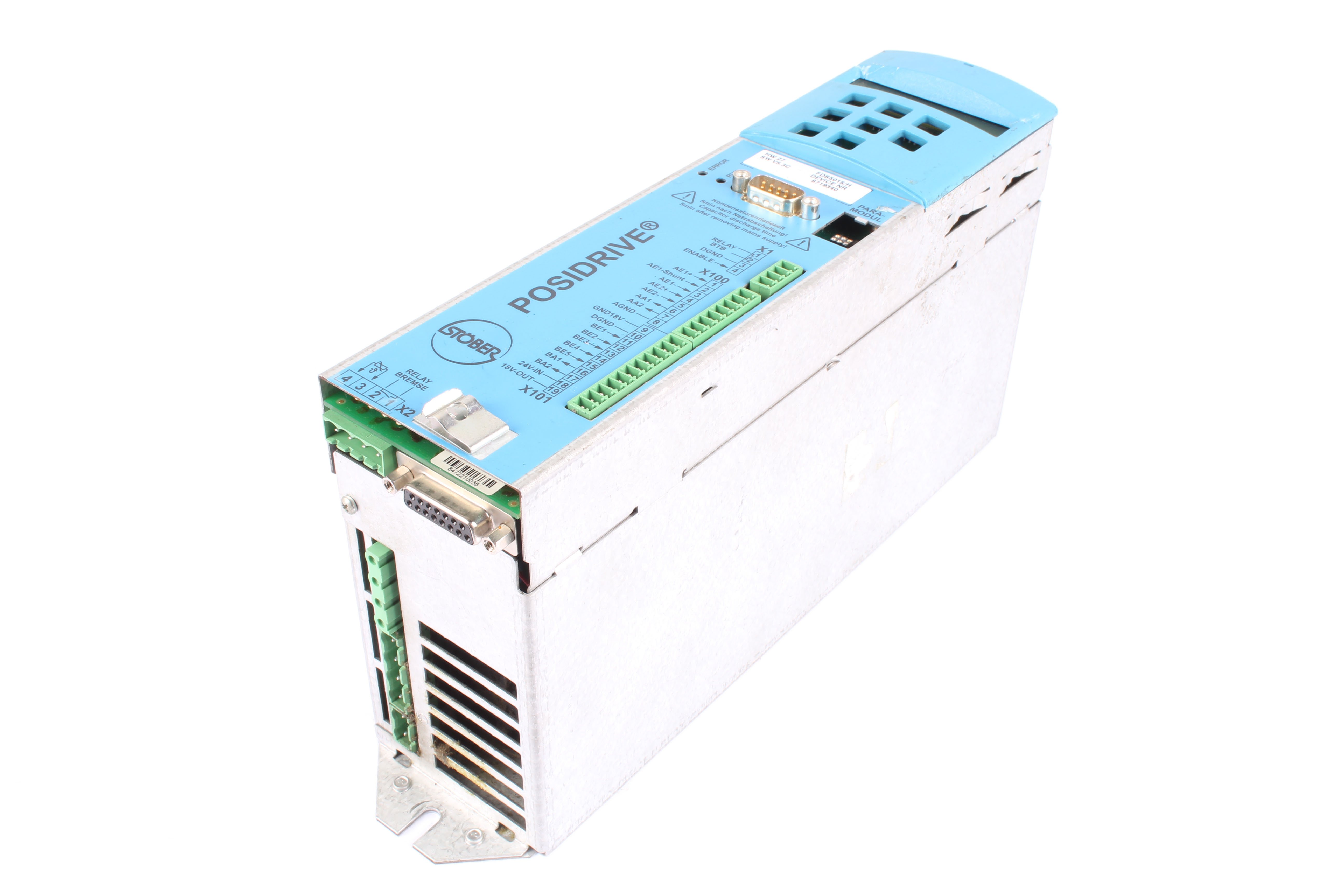 STOBER FDS5015/H 45964 1.5 KW 480V 3.7A 3 -F 400 HZ 