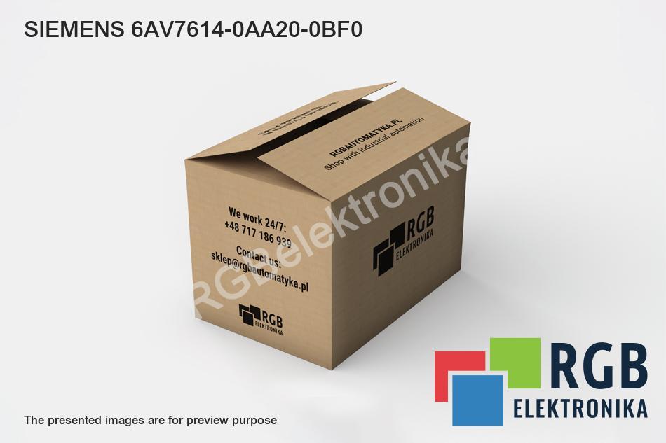SIEMENS 6AV7614-0AA20-0BF0 ORDENADOR INDUSTRIAL 