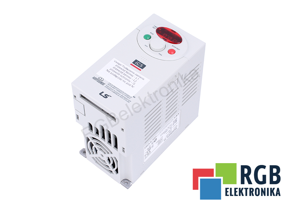 LS INDUSTRIAL SYSTEMS SV008IC5-1F INVERTER LS 0,75KW 5A 1X200-230V RFI 1-FAZOWY PRZEMIENNIK 
