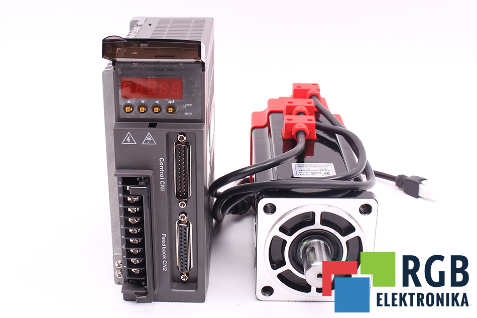 SERVOMOTOR 1KW 4NM 2500RPM WITH BRAKE + DRIVER 1KW 3X220V SERVO KIT