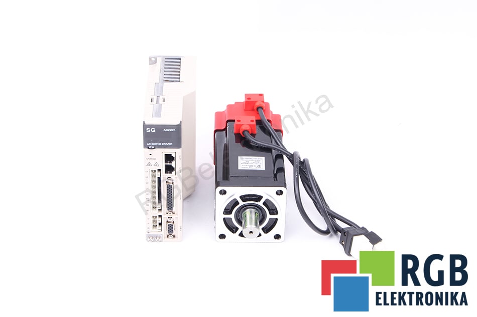 WENLING 80SYM04025 + SG-AS15AF 1KW 4NM 2500RPM WITH SERVO DRIVER 1KW 3X220V SERVOMOTOR 220V 1 KW 2500 OBR/MIN 4.2A 4 NM 