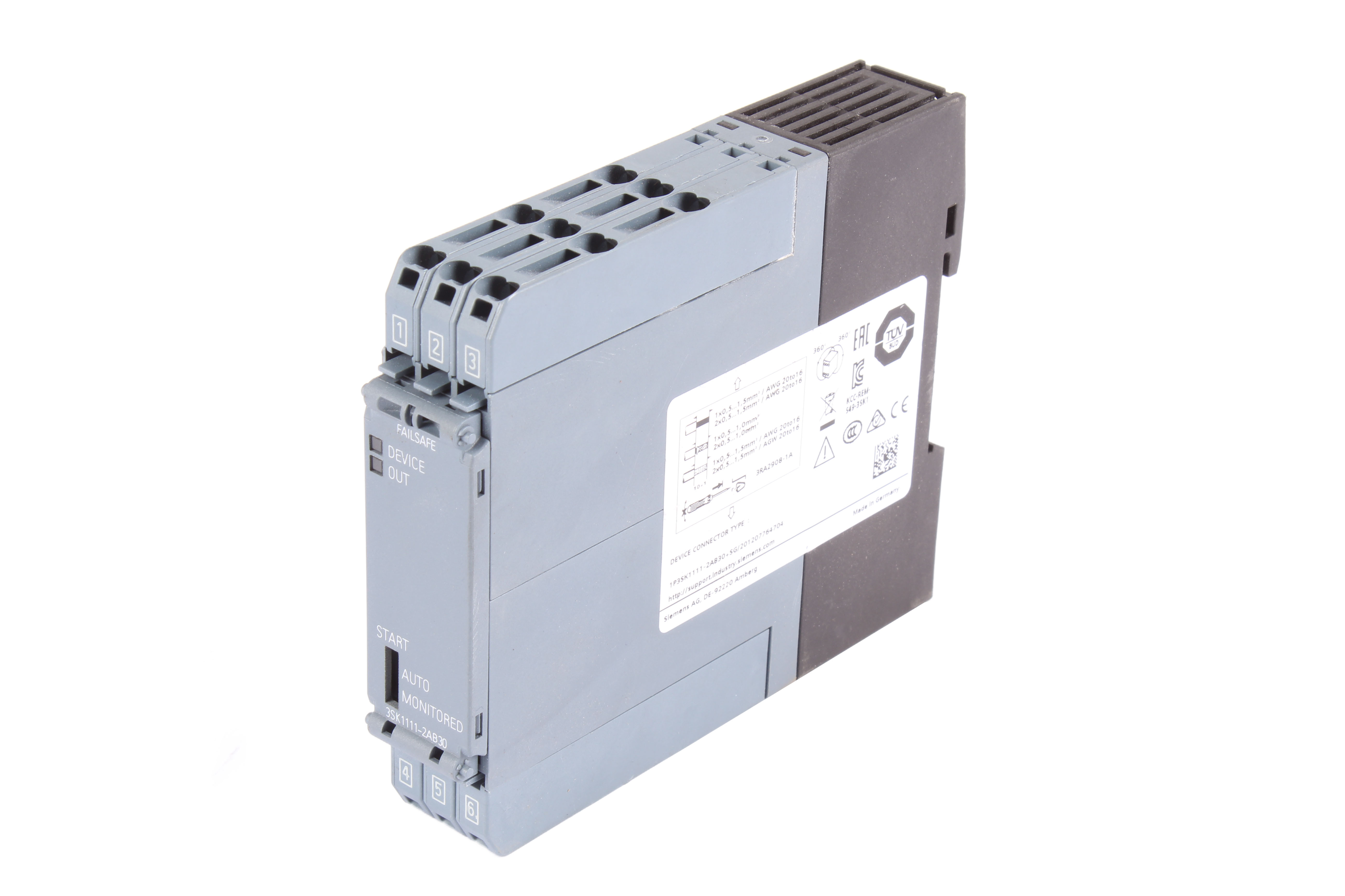 SIEMENS 3SK1111-1AB30 SIRIUS SICHERHEITSRELAIS 