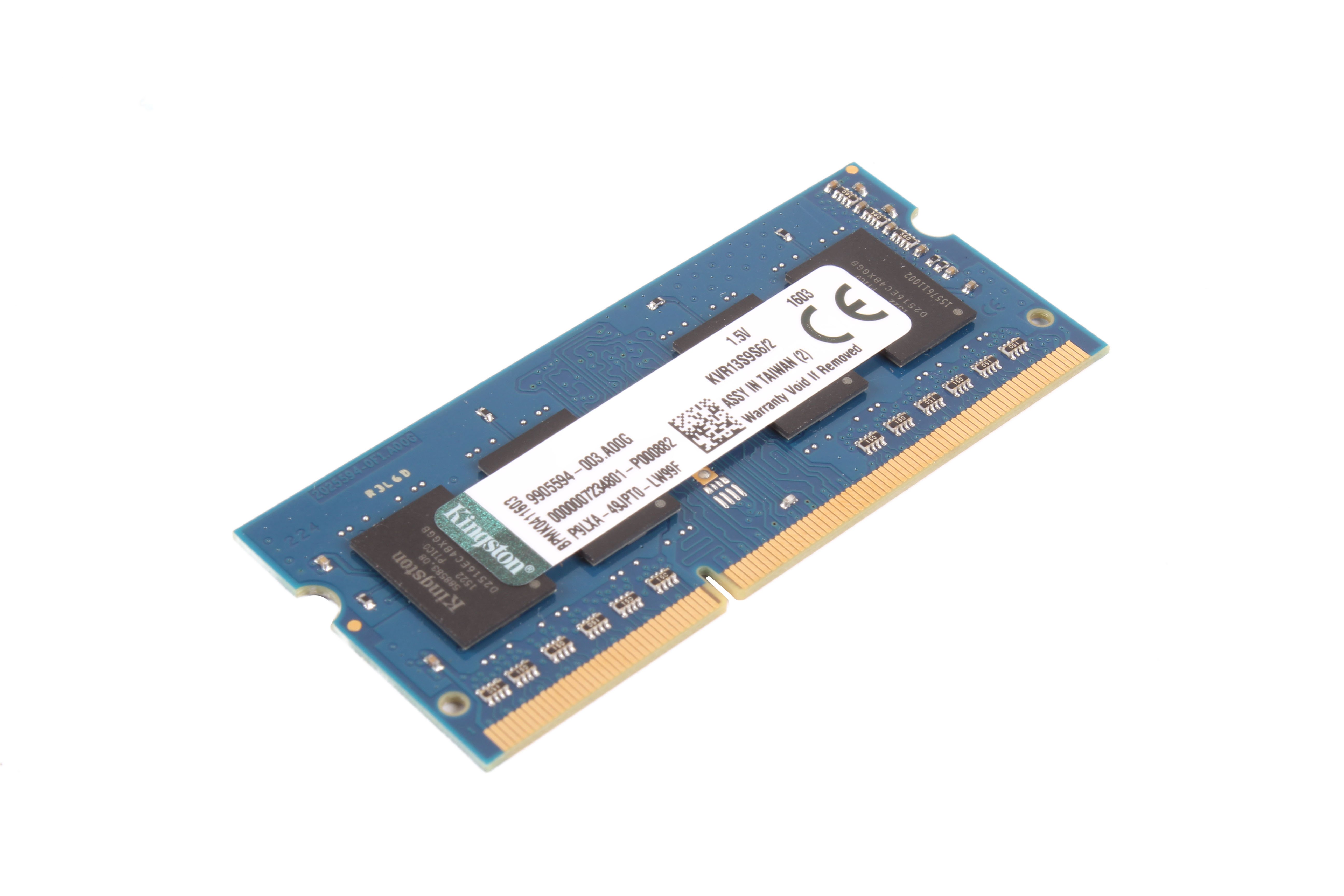KINGSTON KVR13S9S6/2 9905594-003.A00G PAMIĘĆ RAM SO DIMM 2GB 
