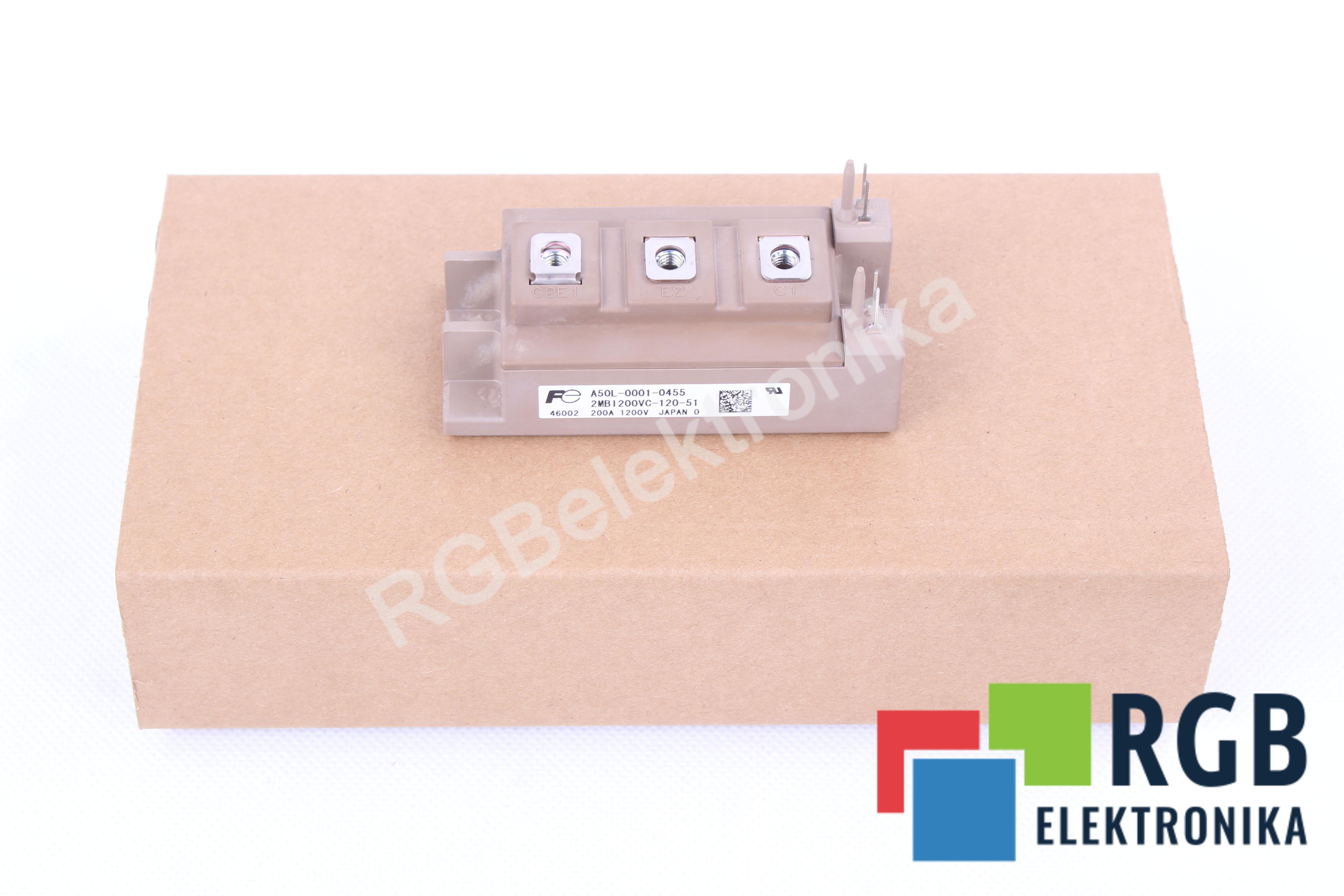 MODUŁ IGBT 2MBI200VC-120-51 A50L-0001-0455 1200V 200A FUJI ELECTRIC
