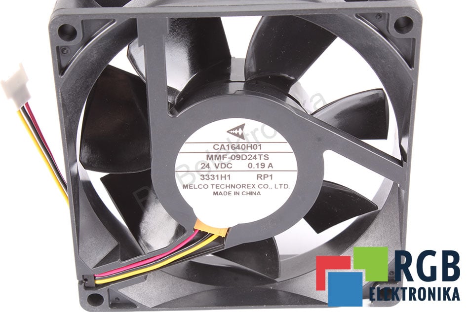 MELCO TECHNOREX MMF-09D24TS-RP1 24VDC 92X92X25MM WENTYLATOR OSIOWY 