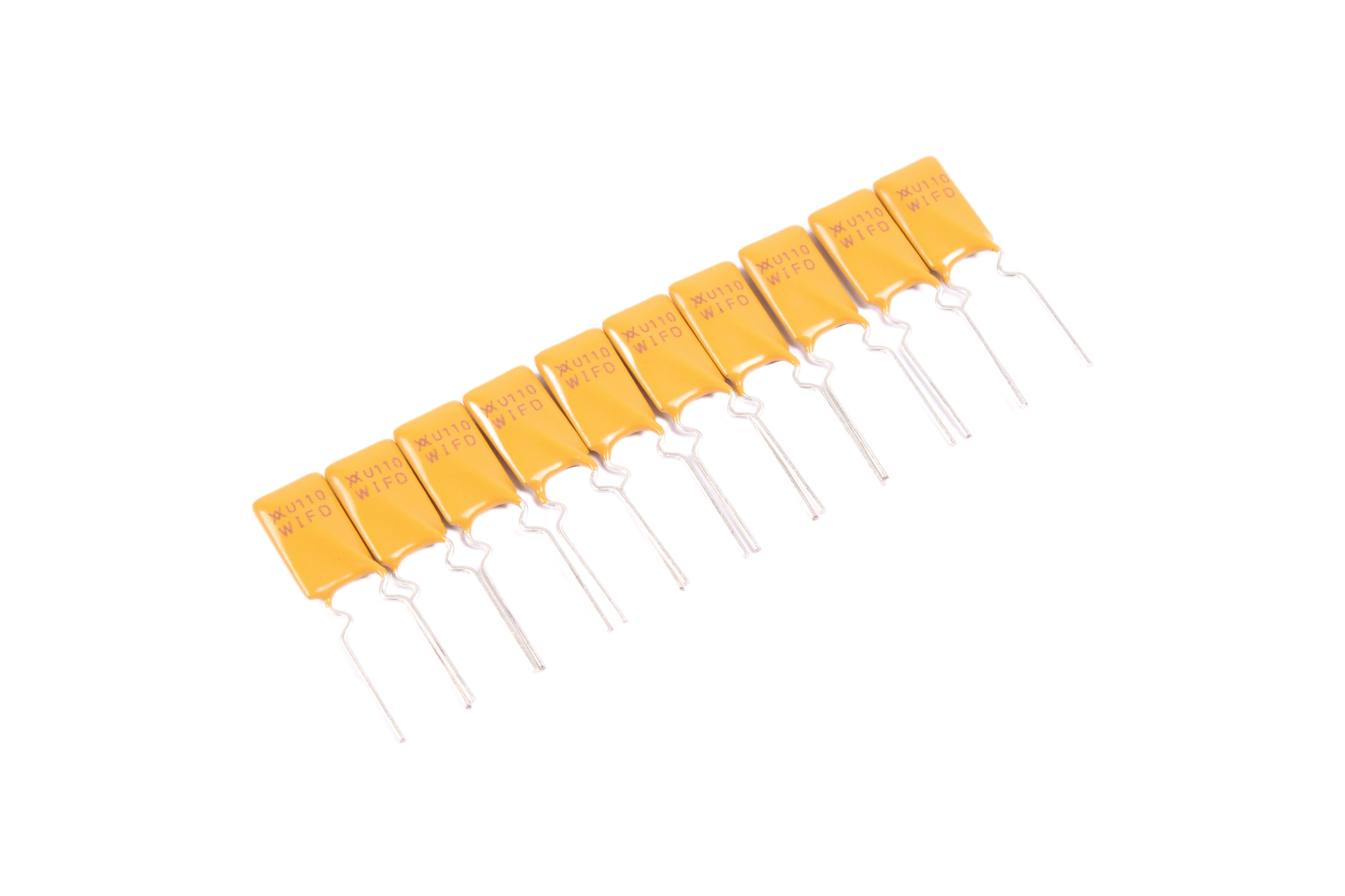 LITTELFUSE RUEF110 POLIMEROWY PTC 7,4X14,2MM; 5MM 10SZT BEZPIECZNIK 30V 1.1A 7.4 MM 14.2 MM 