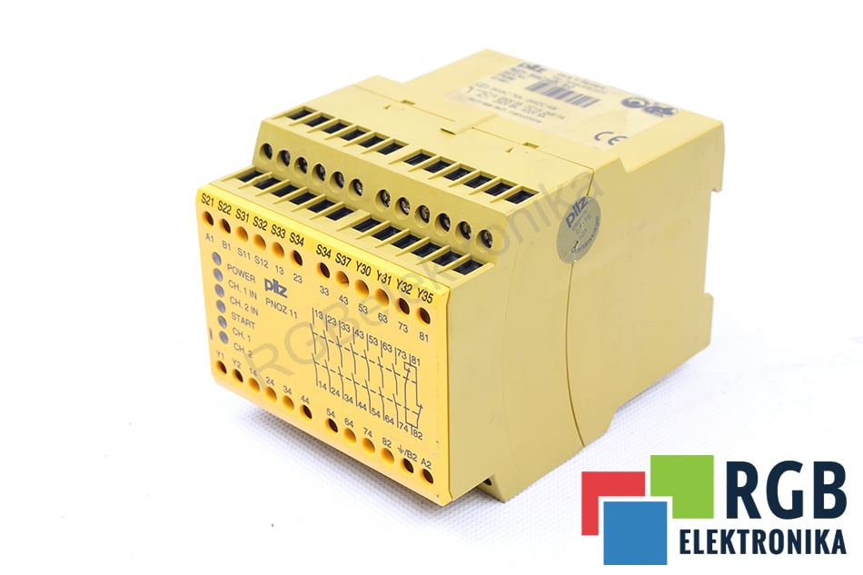 PILZ PNOZ11 24VAC 24VDC 7N/O 1N/C 774080 RELAIS DE SÉCURITÉ 