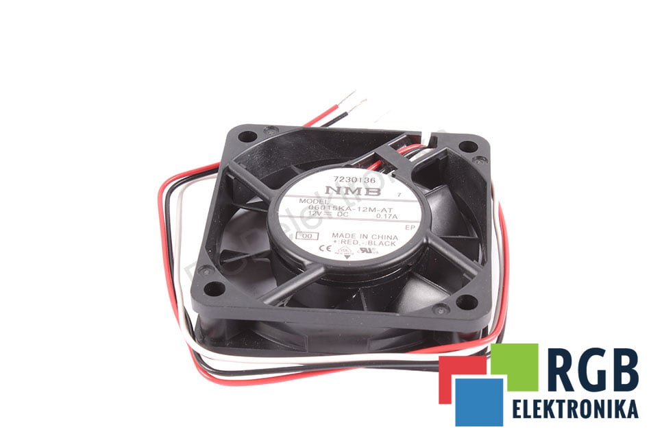 NMB TECHNOLOGIES 06015KA-12M-AT 12VDC 60X60X15MM VENTILATEUR AXIAL 12V 0.17A 60 MM 15 MM 60 MM 