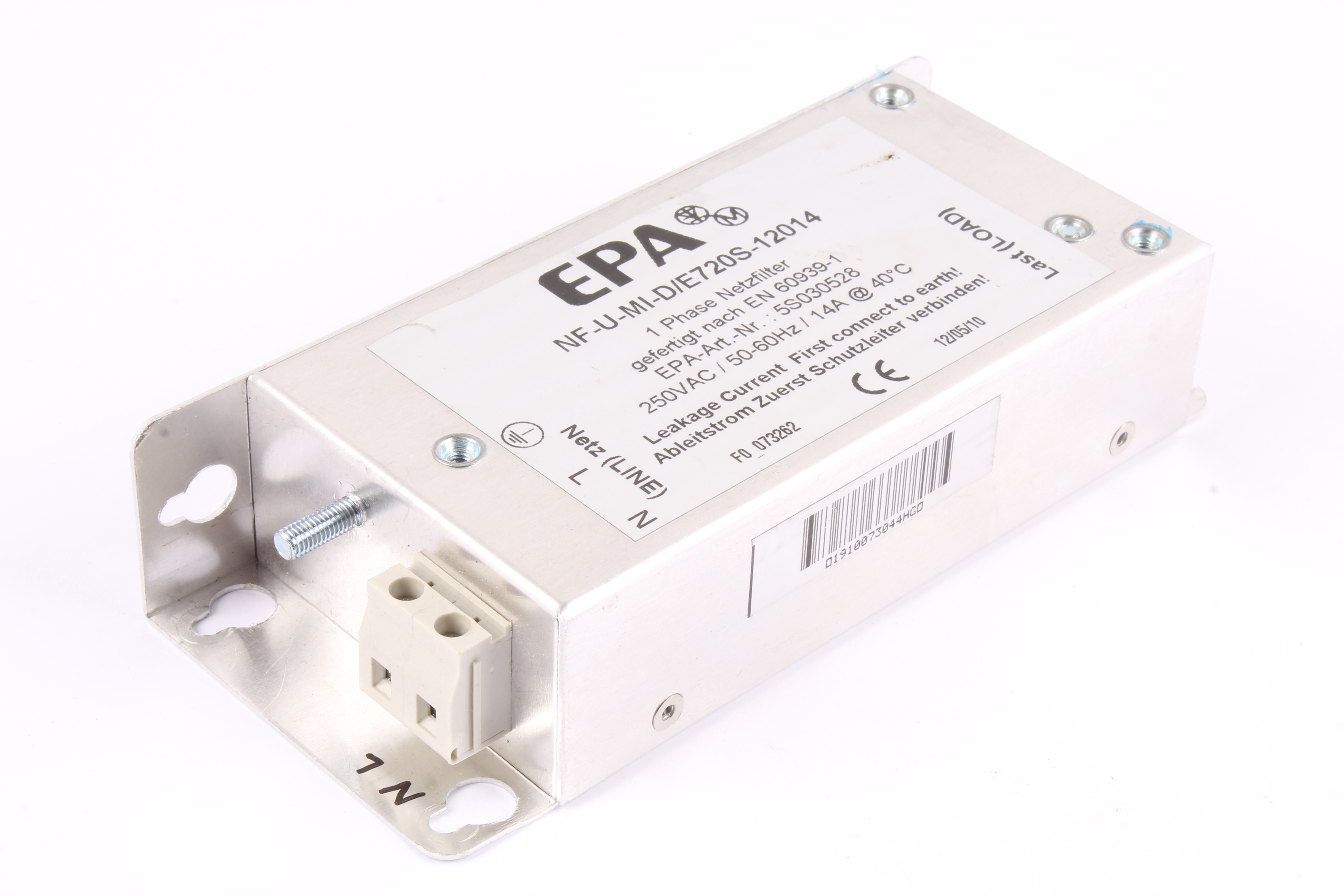 EPA NF-U-MI-D/E720S-12014 5S030528 250V 14A 