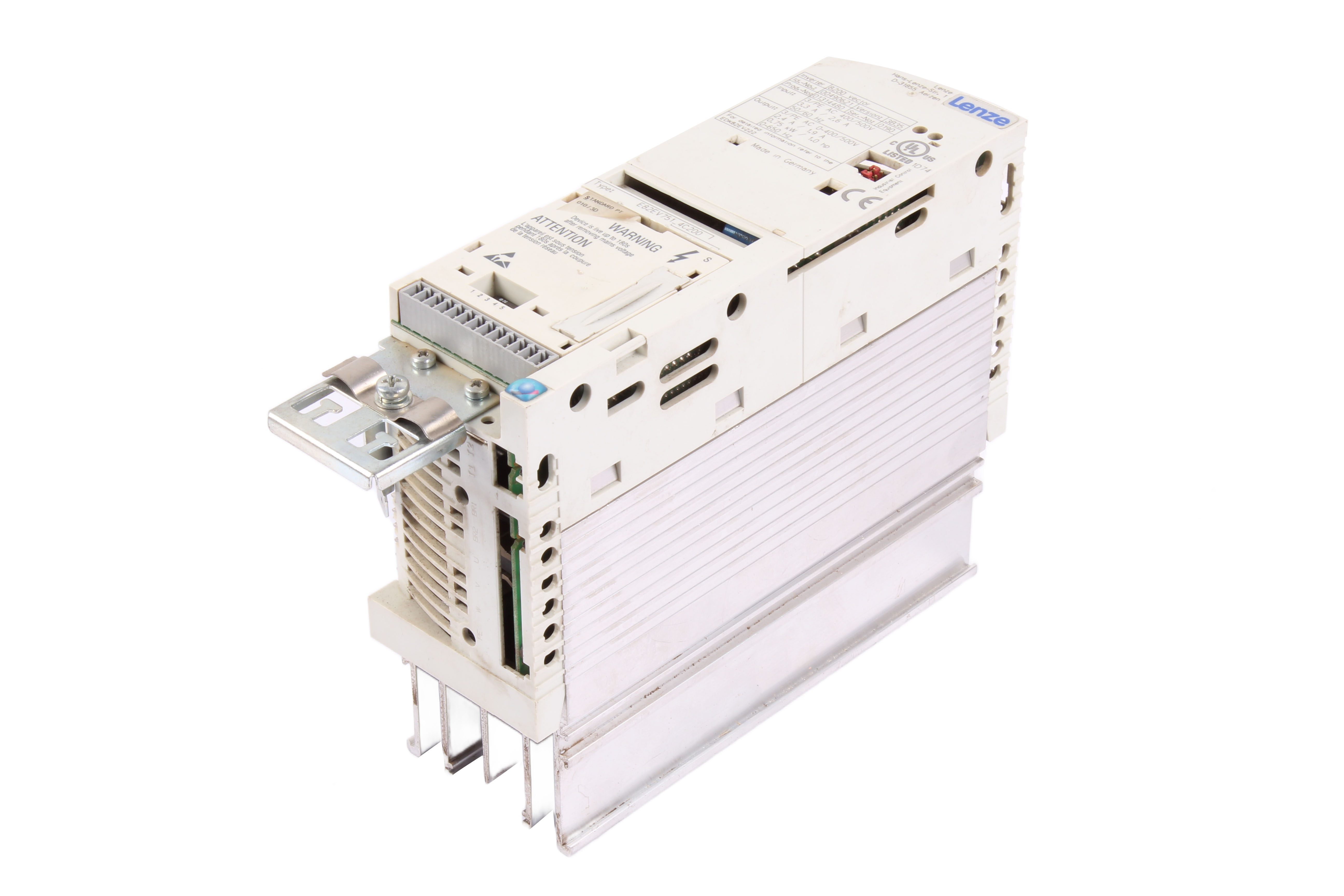 LENZE E82EV751_4C200 ID.-NO.:00490621 0.75 KW 2.4A 650 HZ 500V 