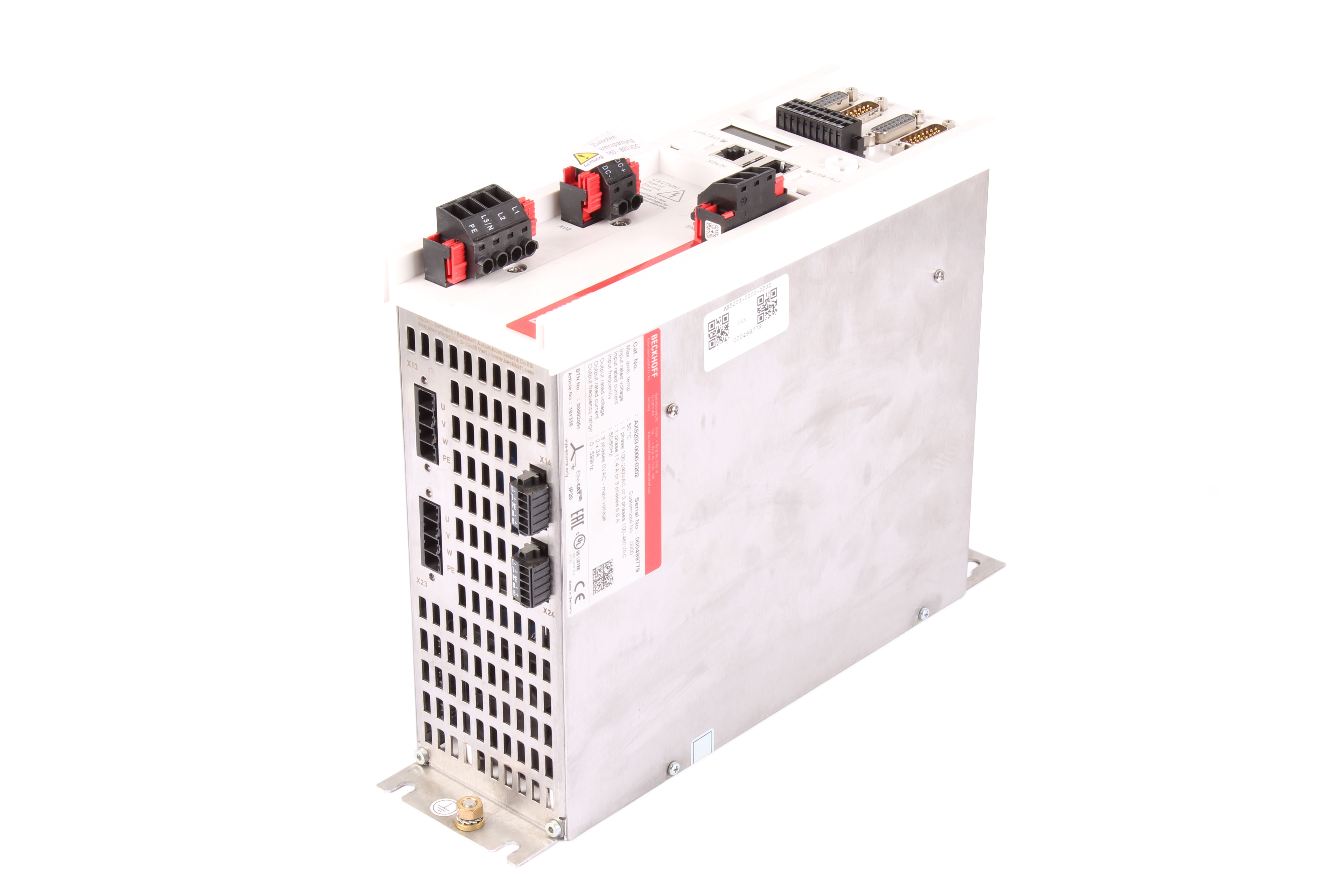 BECKHOFF AX5203-0000-0202 3A 1 -F 599 HZ 