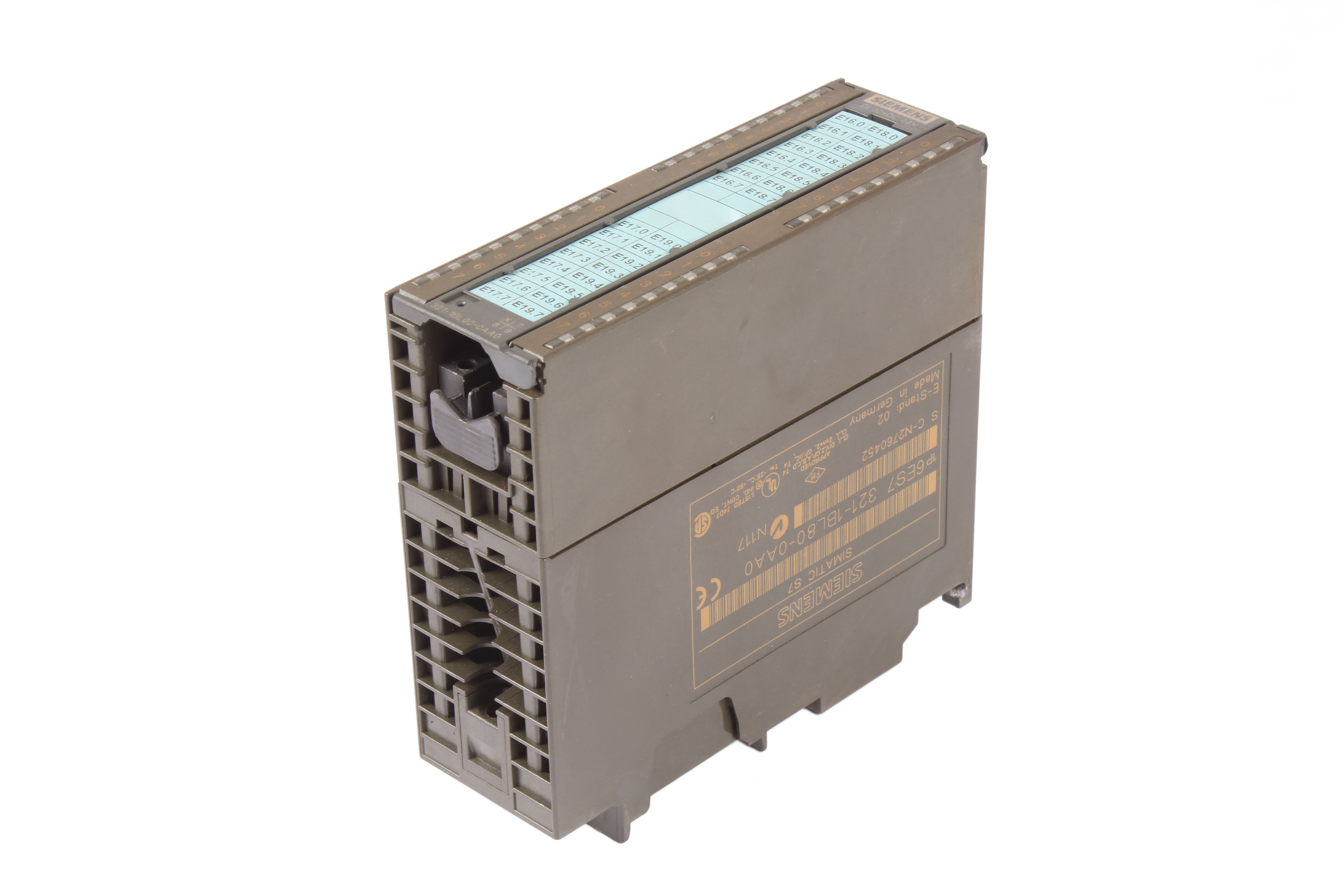 SIEMENS 6ES7321-1BL80-0AA0 SIMATIC S7 ERWEITERUNGSMODUL 