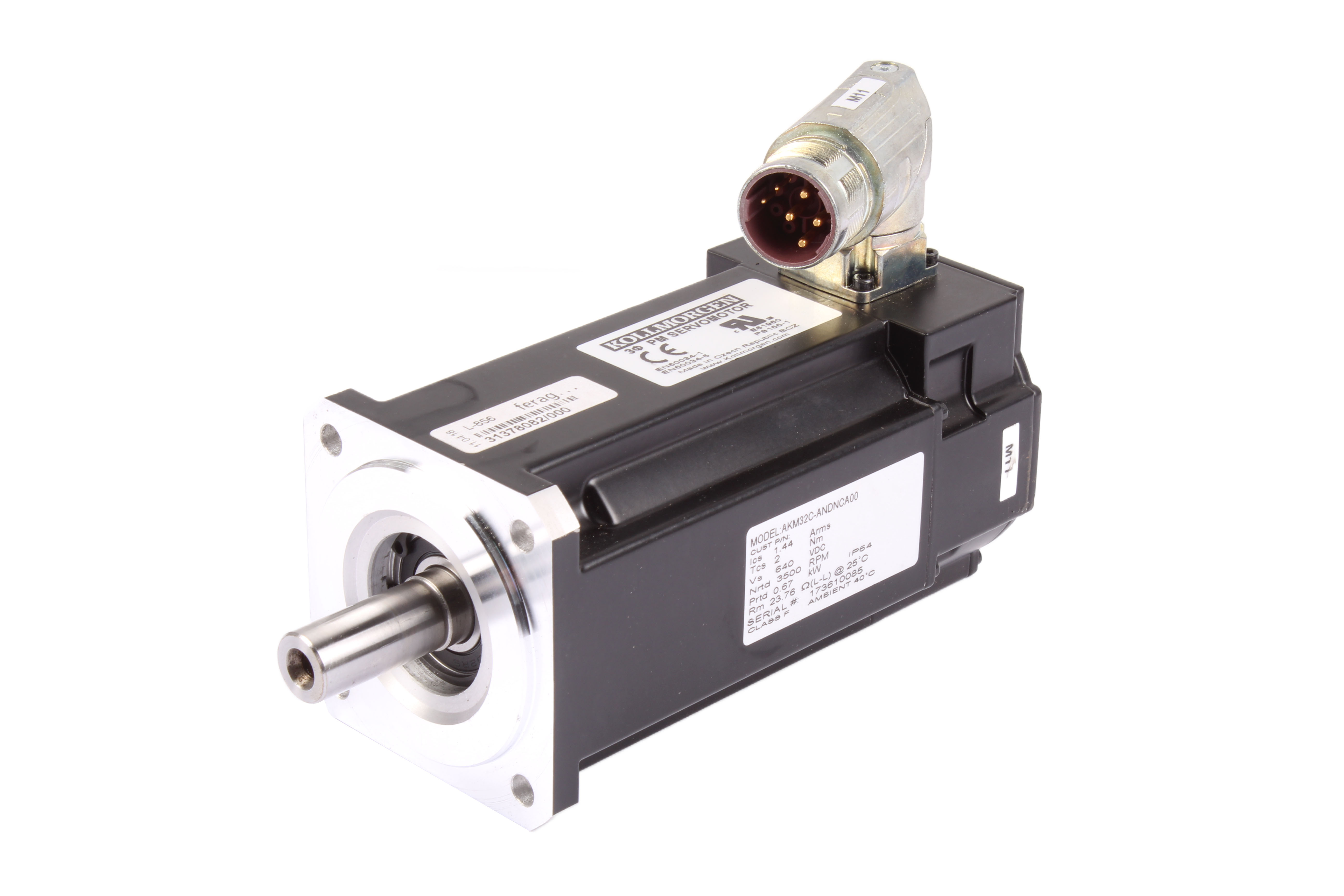 KOLLMORGEN SEIDEL AKM32C-ANDNCA00 SERVOMOTORE 640V 0.67 KW 3500 OBR/MIN 1.44A 2 NM 