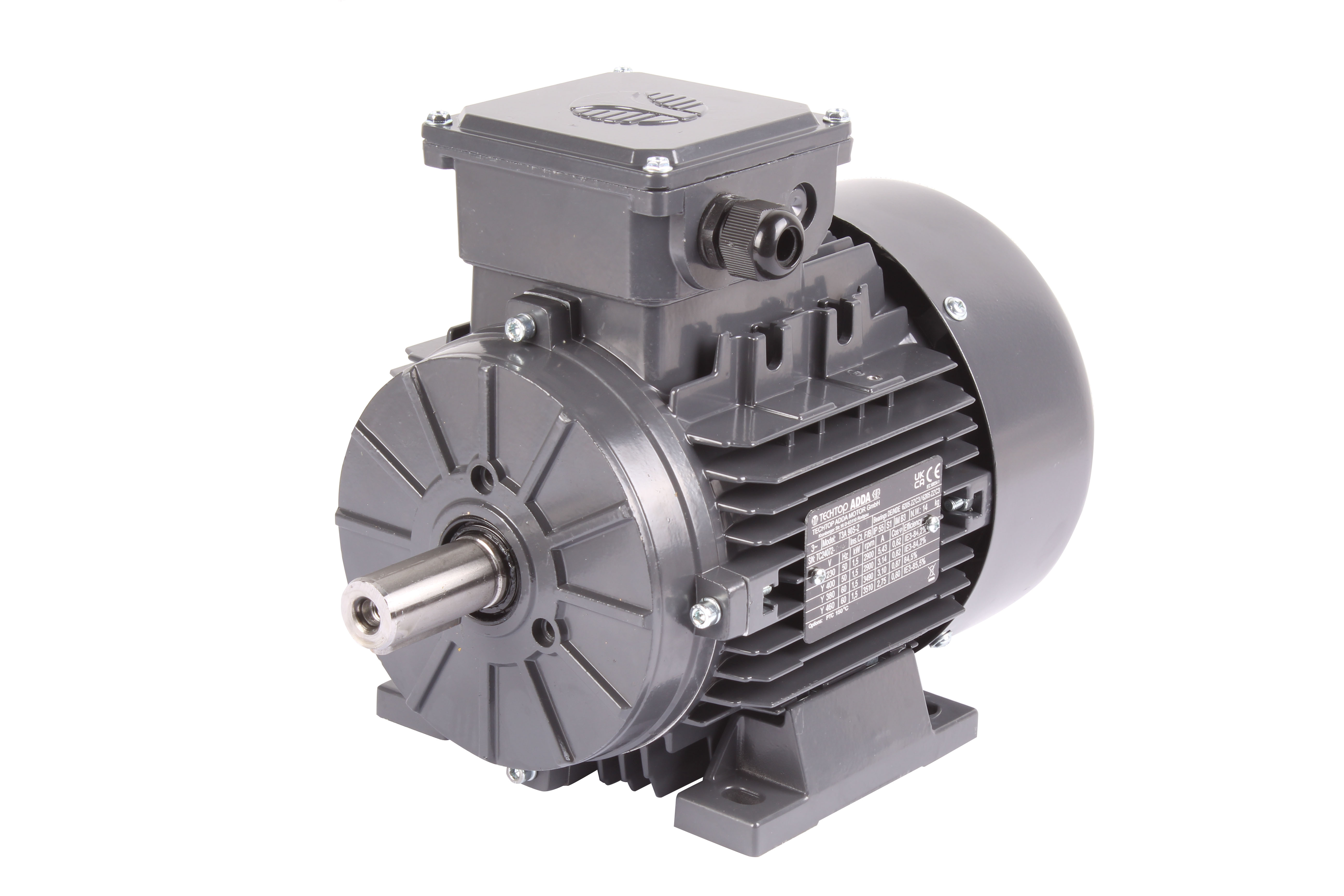 TECHTOP T3A90S-2 SILNIK INDUKCYJNY 460V 1.5 KW 3510 OBR/MIN 5.43A 3 -F 