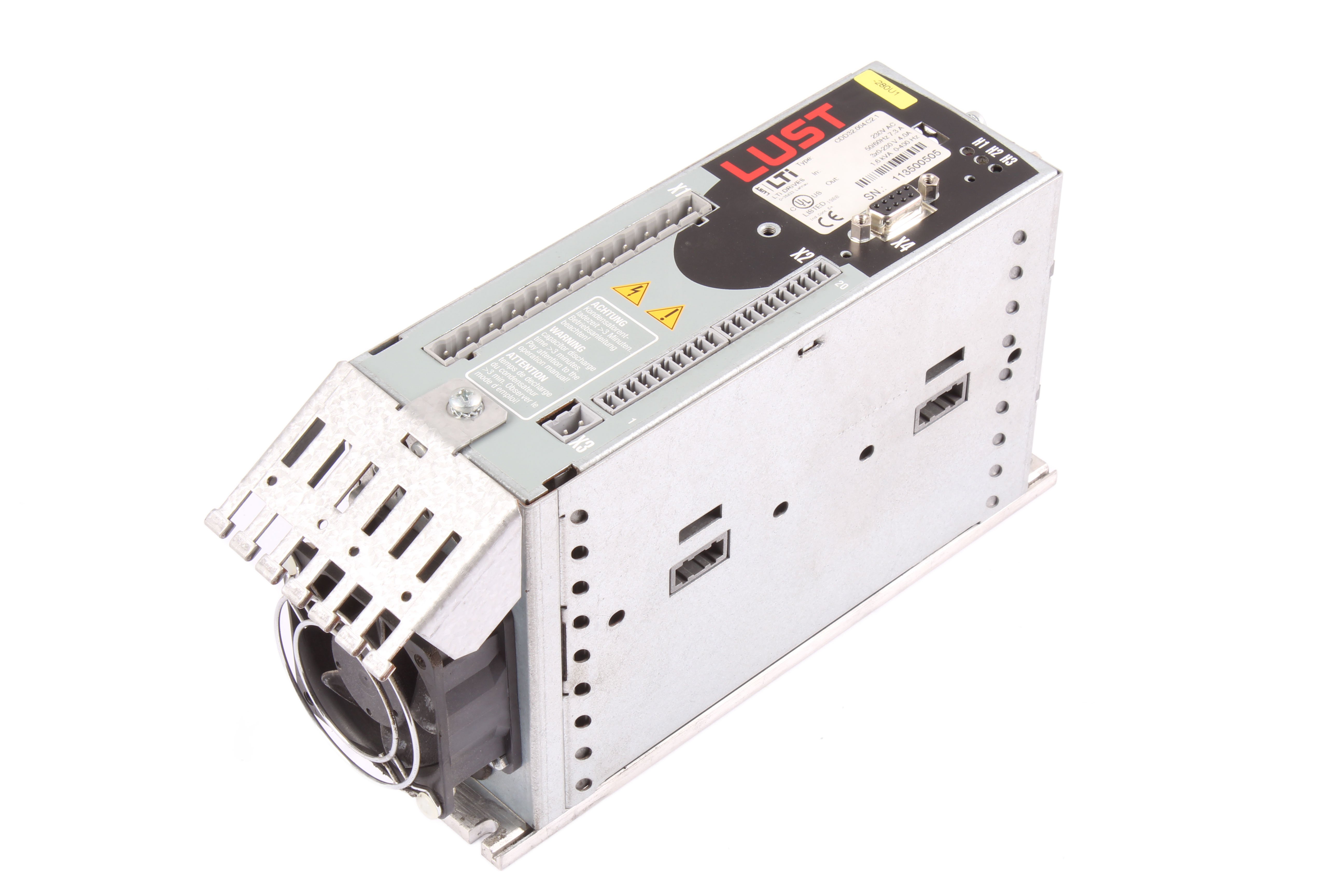 LTI CDD32.004.C2.1 230V 4A 1 -F 400 HZ 0-230V 