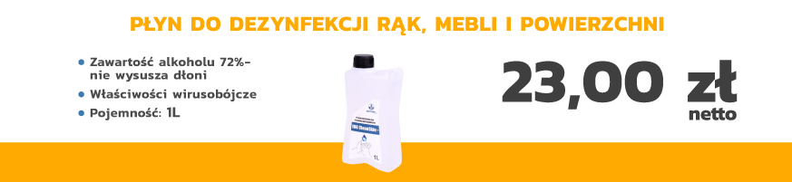 Płyn do dezynfekcji mebli i rąk 1L